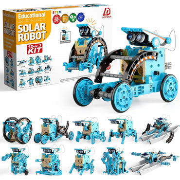 Educational 12-IN-1 Solar Robot Kit